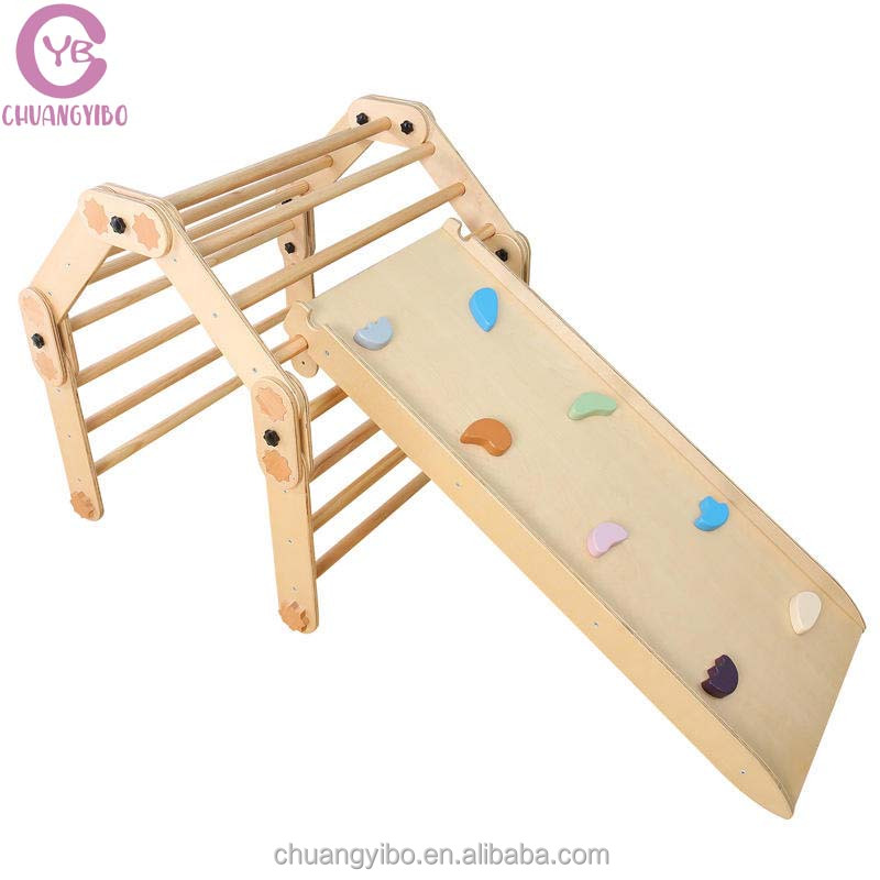 Kids Outdoor Wooden Climbing Frame - Struttura per Arrampicata in Legno per