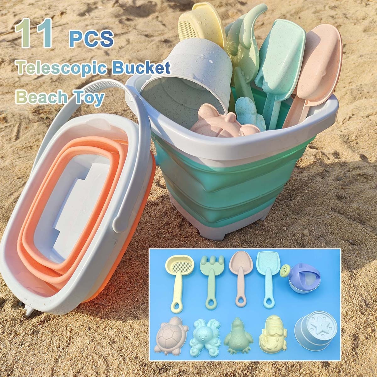 Kids Outdoor Sandbox - Set da 11 Pezzi per Giochi