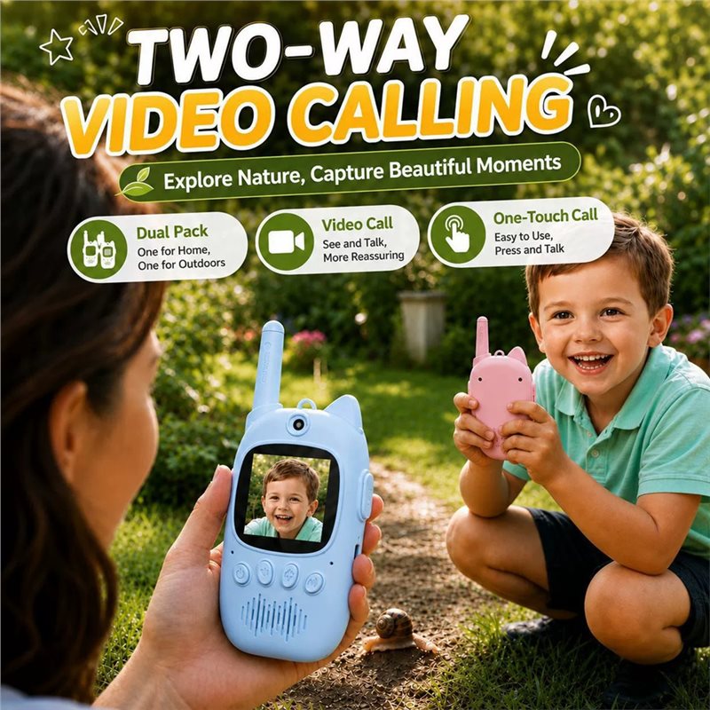 B03B – Walkie-talkie video ric - Kids Outdoor Voices recensione e prezzo