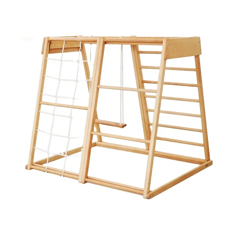 Scala di Corda per Bambini, Gi - Kids Outdoor Wooden Climbing Frame recensione e prezzo