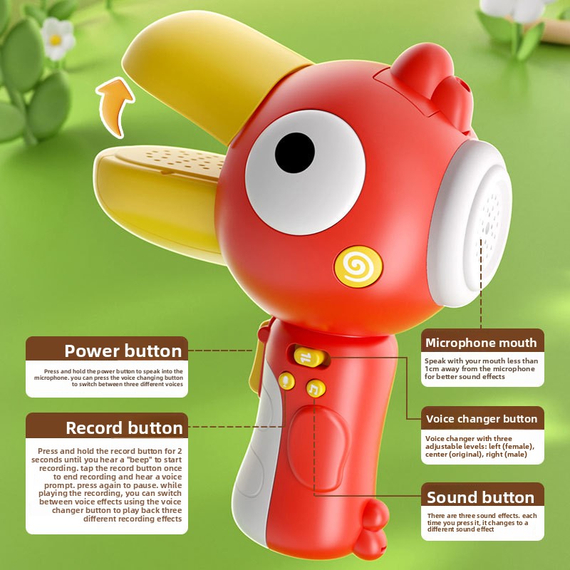 Uccellino Parlante e Registrat - Kids Outdoor Voices recensione e prezzo