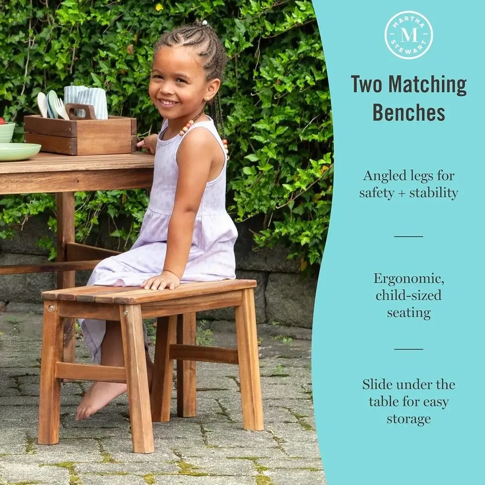 Set da Esterno per Bambini con - Kids Outdoor Table With Umbrella recensione e prezzo
