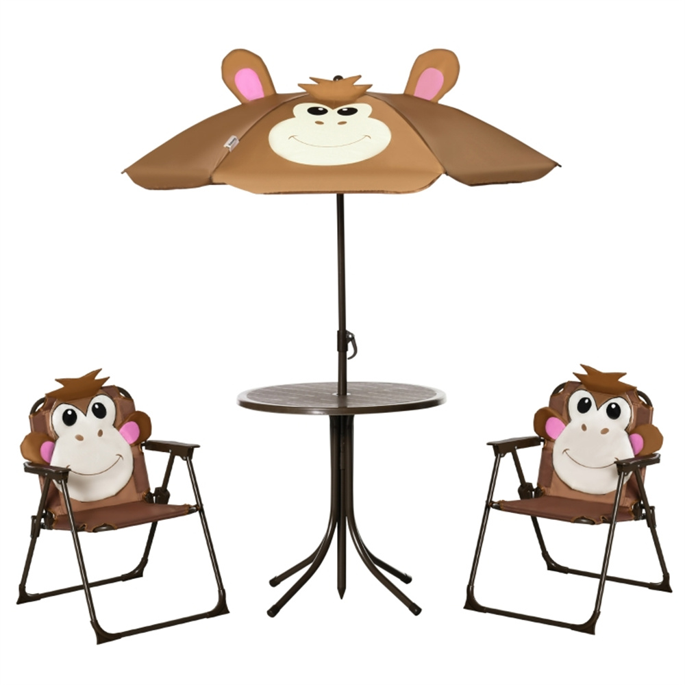 Set Tavolo e Sedie per Bambini - Kids Outdoor Table With Umbrella recensione e prezzo
