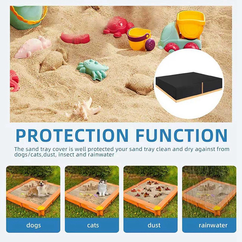 Copertura per scatola di sabbi - Kids Outdoor Sandbox recensione e prezzo