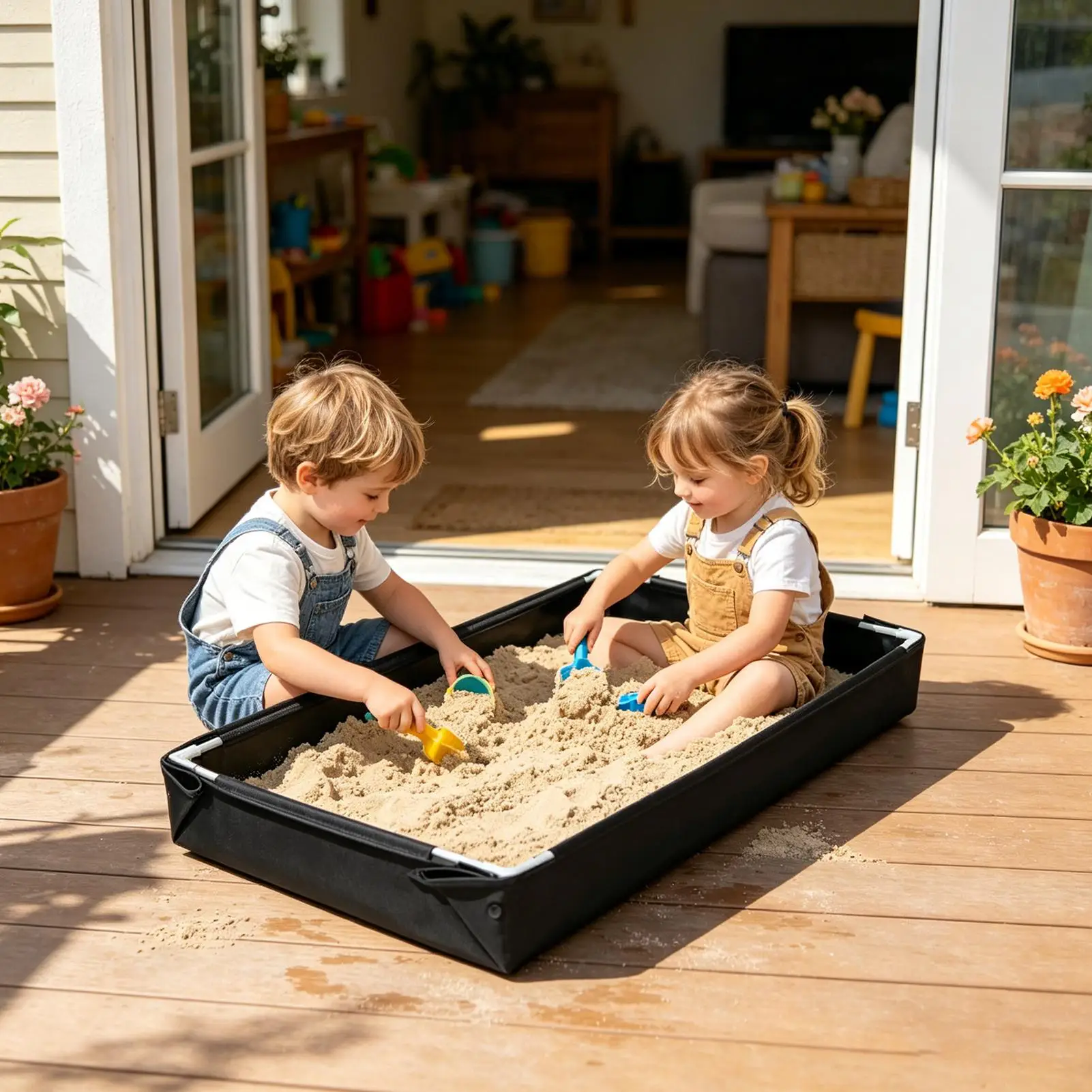 Sabbiera Pieghevole per Giochi - Kids Outdoor Sandbox recensione e prezzo