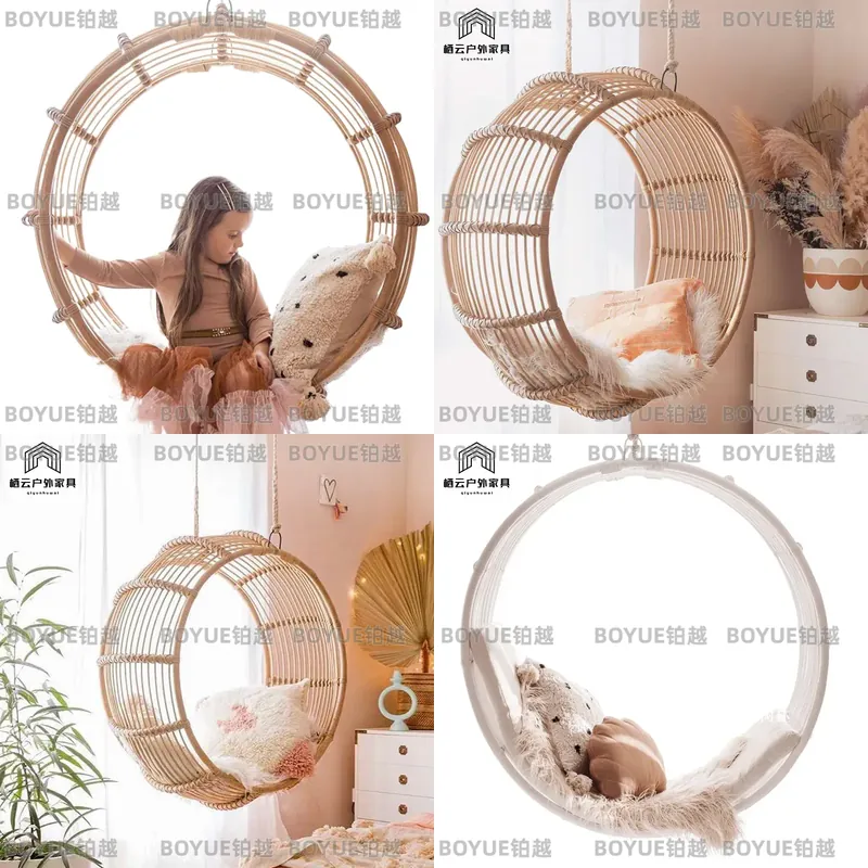 Sedia a dondolo sospesa in rat - Kids Outdoor Hammock Chair recensione e prezzo