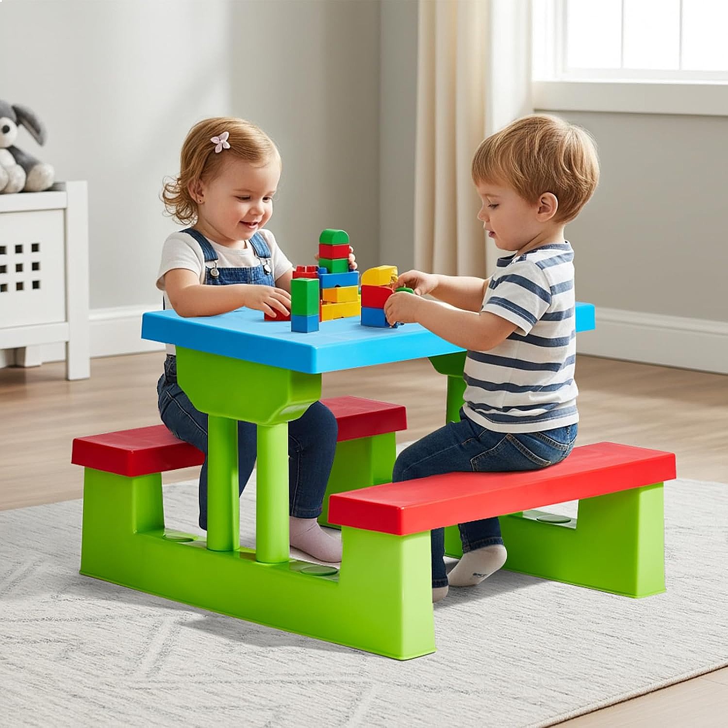 Tavolo da Picnic per Bambini J - Kids Outdoor Table With Umbrella recensione e prezzo