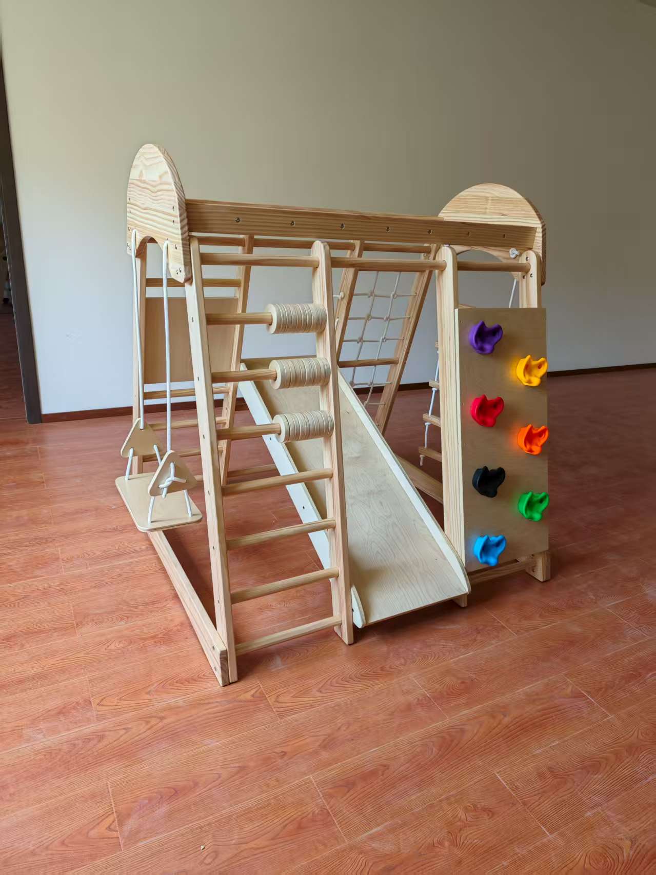 Struttura per Arrampicata in L - Kids Outdoor Wooden Climbing Frame recensione e prezzo