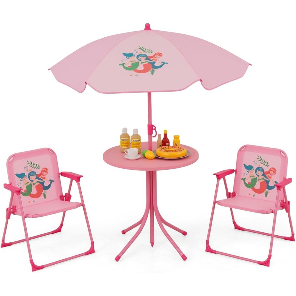 Tavolo da Picnic per Bambini,  - Kids Outdoor Table With Umbrella recensione e prezzo