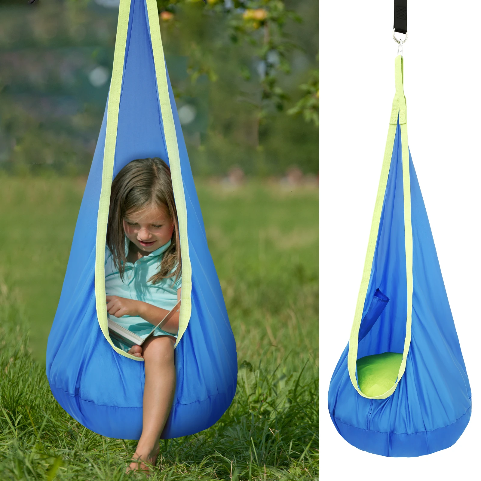 Sedia a dondolo sensoriale per - Kids Outdoor Hammock Chair recensione e prezzo