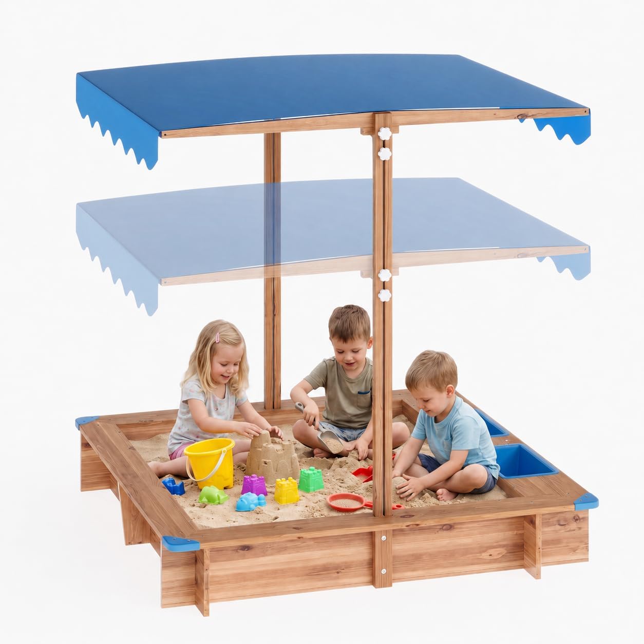 Sabbiera per Bambini da Estern - Kids Outdoor Sandbox recensione e prezzo