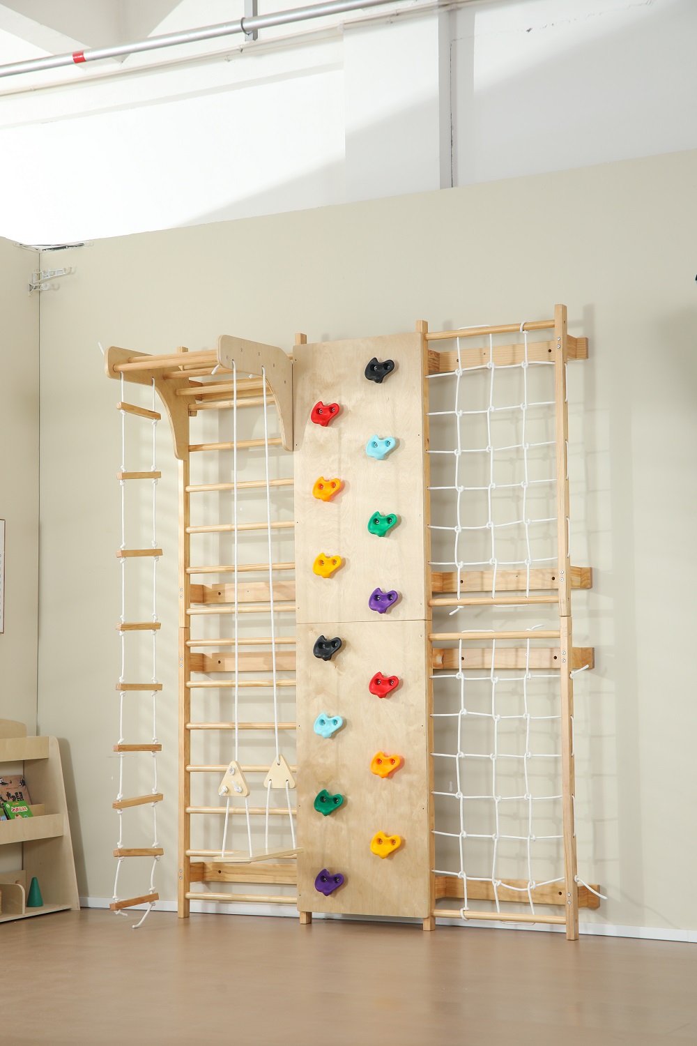 Disponibile Barrette per scimm - Kids Outdoor Wooden Climbing Frame recensione e prezzo