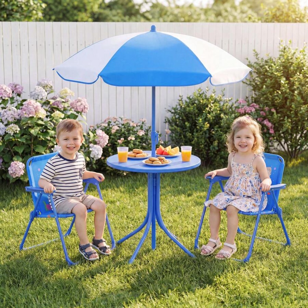 Set da picnic per bambini con  - Kids Outdoor Table With Umbrella recensione e prezzo